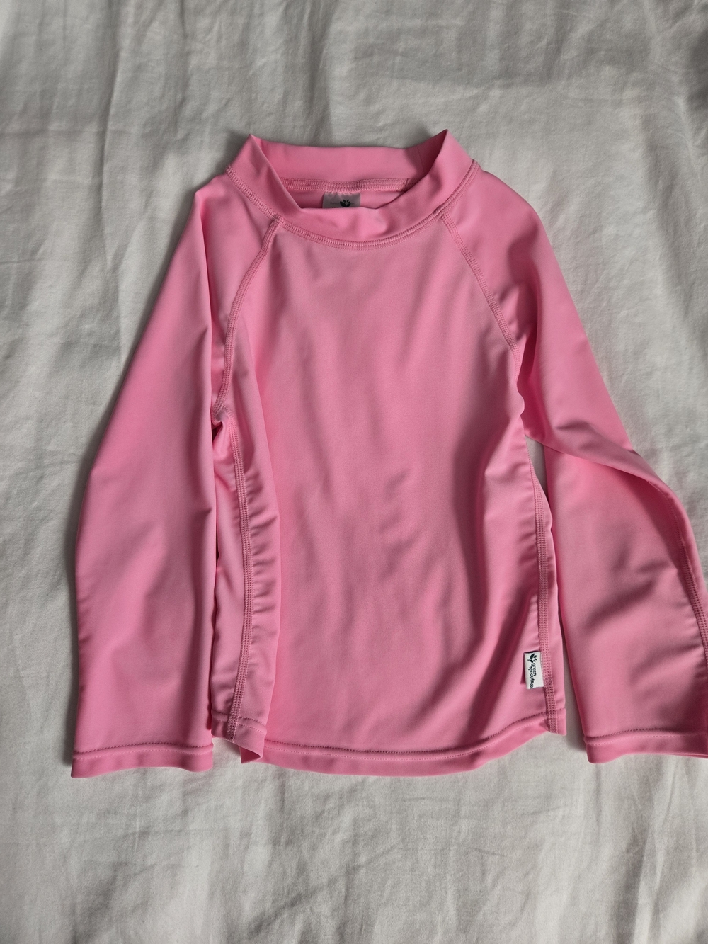 Green Sprouts 4T Kids Pink Long Sleeve Rash Guard Swim Shirt